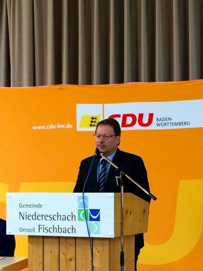 Zu Gast: CDA-Landesvorsitzender Dr. Christian Bumler