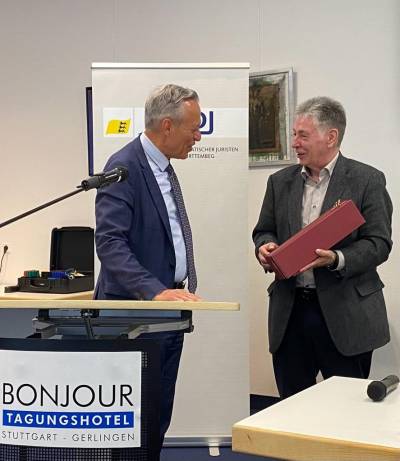 BVR Dr. Josef Christ verabschiedet Dr. Alexander Ganter